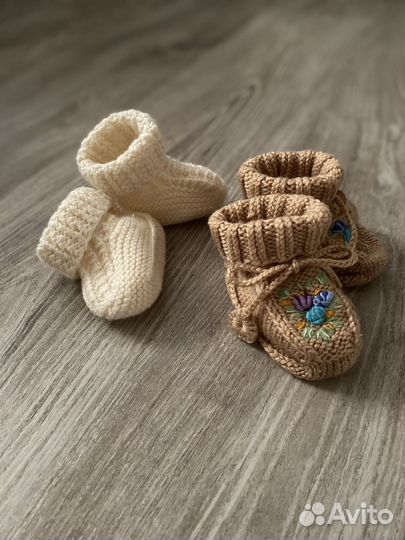 Пинетки вязаные