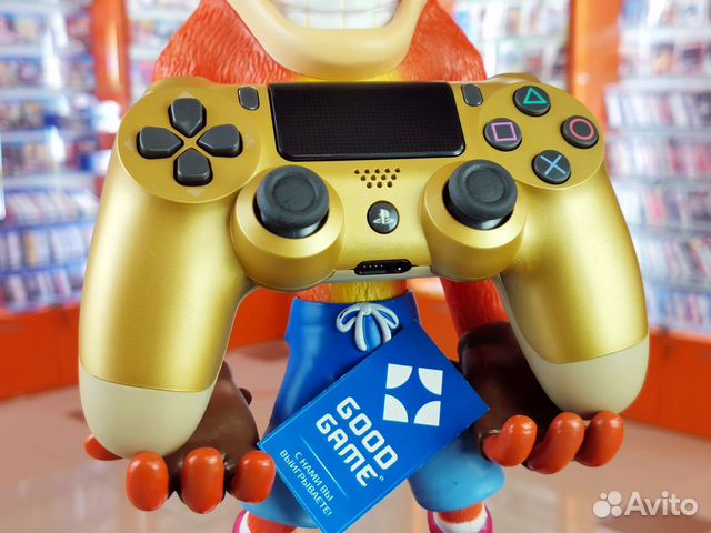 PS4 Геймпад. ver.2. Золото. Новый