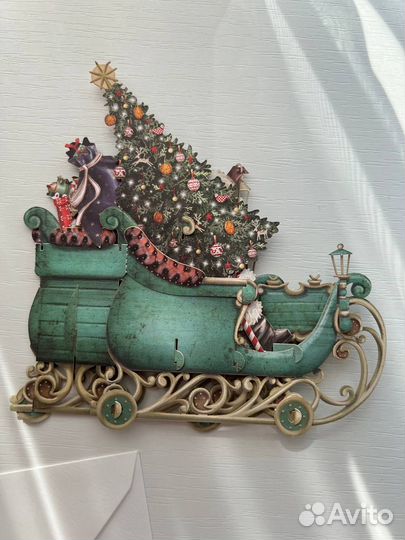 Интерьерная открытка 3d