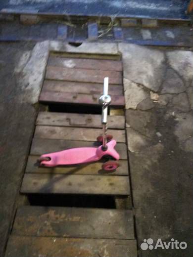 Самокат детский трехколесный бу