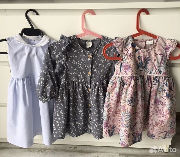 Пакет вещей на девочку 80-86