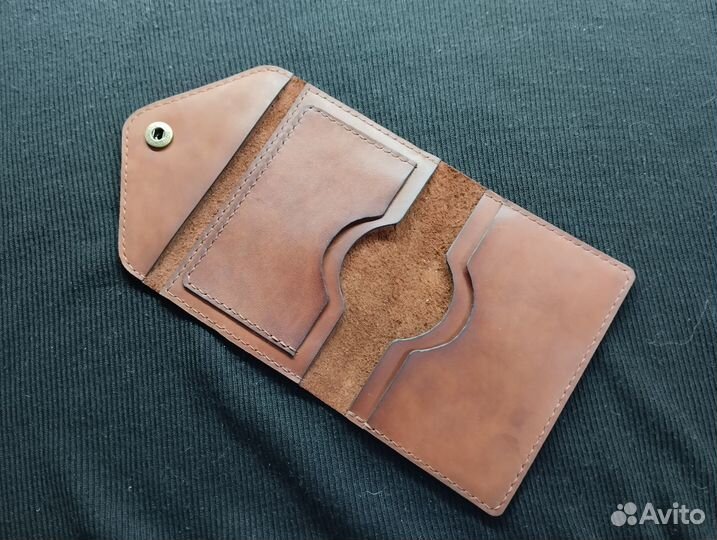 Обложка для охотничьих документов. Кожа