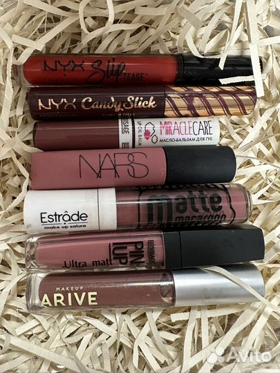 Помады и блески nars NYX arive