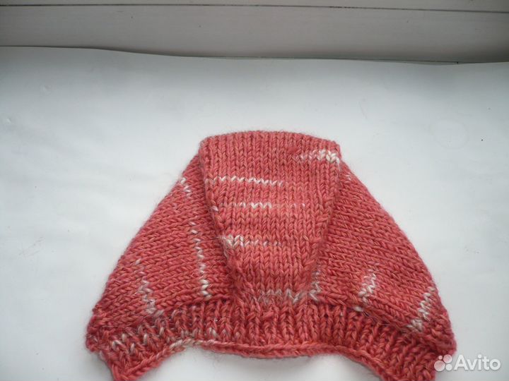 Шапочка новая для ребенка.0-6 мес.ручная работа