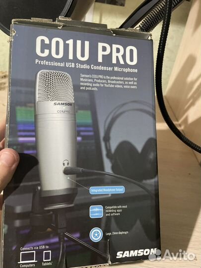Студийный микрофон samson c01u pro