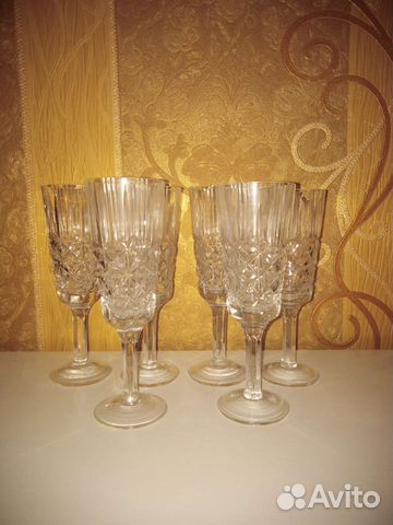 Хрустальные рюмки на ножке СССР