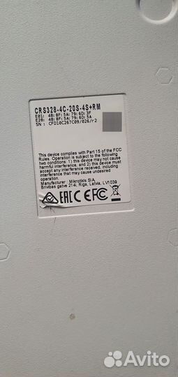 MikroTik CRS328-4C-20S-4S+RM