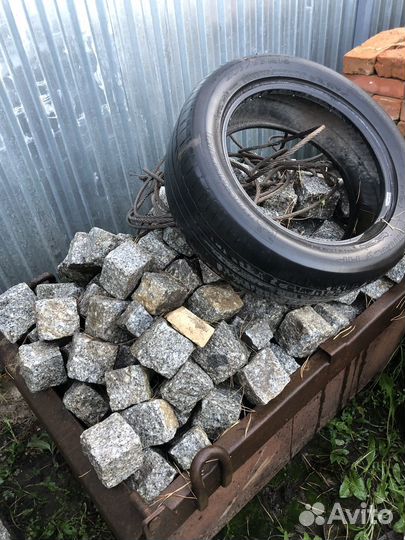 Гранитная брусчатка б/у