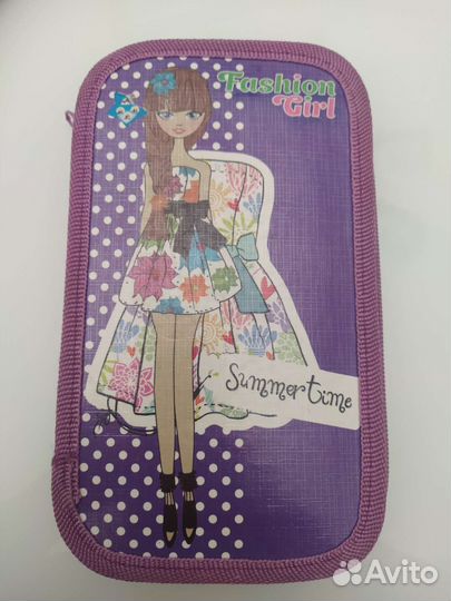 Пенал школьный для девочки