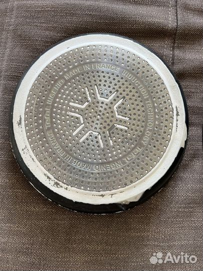 2 сковороды tefal 24 и 25 см без ручки, индукция