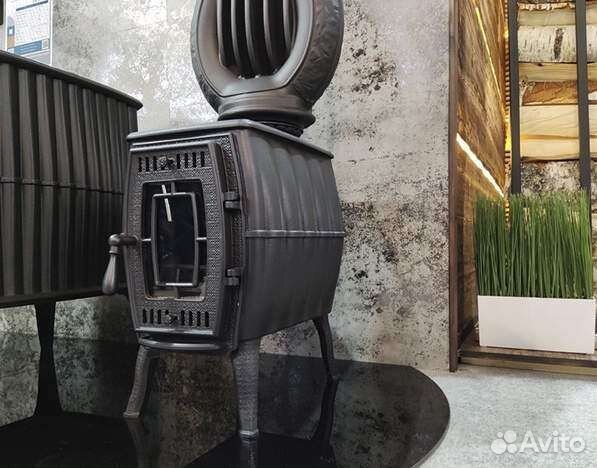 Печь отопительная чугунная Бахтинка до 100 к. м