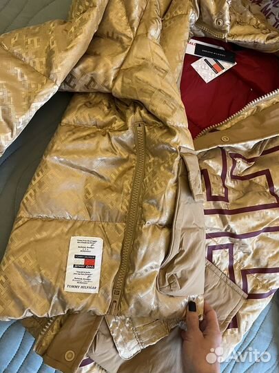 Куртка пуховик tommy hilfiger L /XL новая