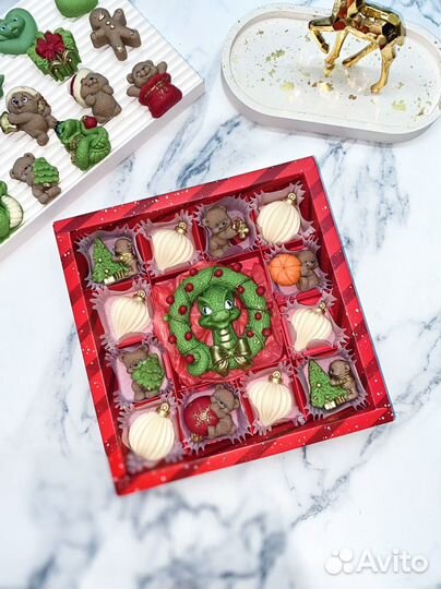 Шоколадный подарок на новый год