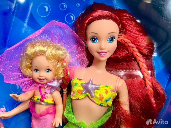 Disney 1997 Mattel Ariel & Merbaby Sandy