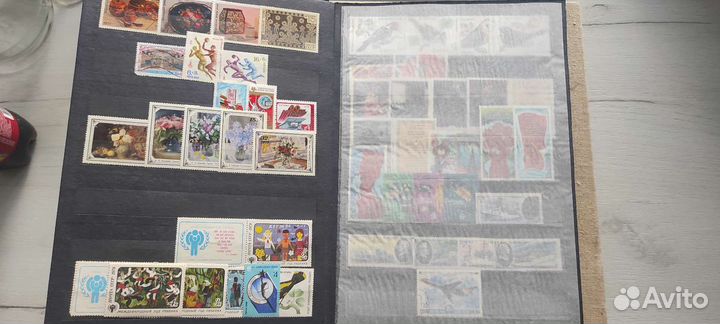 Марки в альбоме