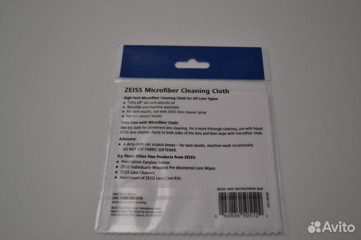 Салфетка для оптики zeiss