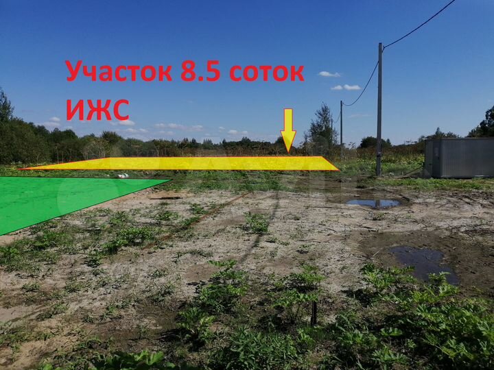 Участок 8,5 сот. (ИЖС)