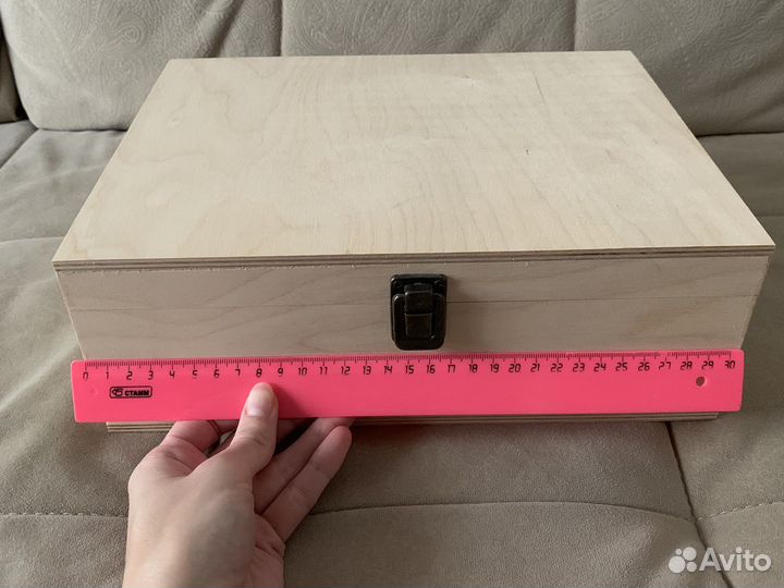 Шкатулка деревянная. Заготовка. Ящик. Коробка