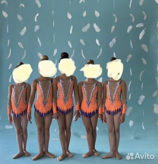 Купальник для художественной гимнастики на команду