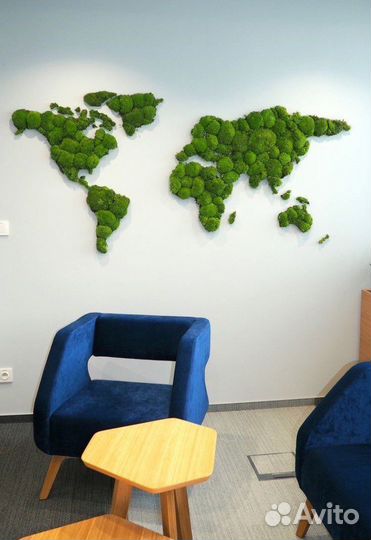 Вертикальное озеленение. Мох. Декор. Фитостена