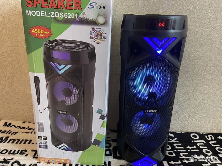 Новая портативная колонка 60 ватт