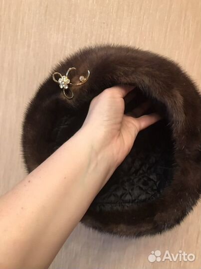 Берет норковый