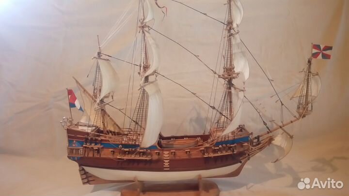 Модель корабля фрегат, Петр и Ппавел