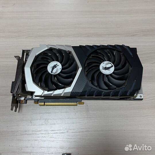 Видеокарта MSI GTX 1070 8gb quick silver
