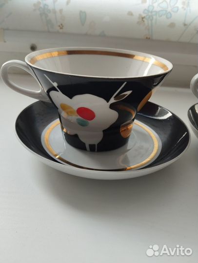 Чайные пары Дулево СССР 2шт