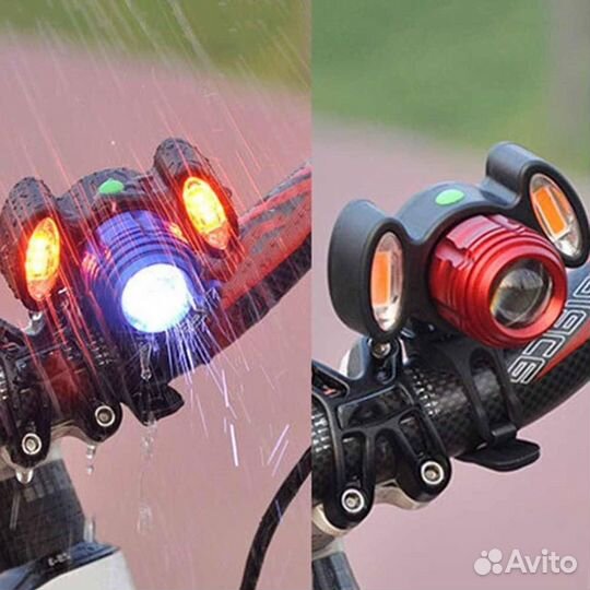 Фонарь велосипедный передний YZ-1256 200м zoom