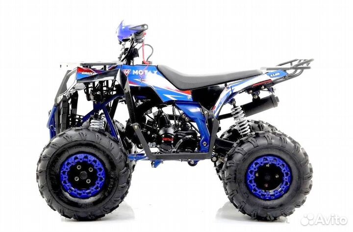 Квадроцикл детский 125 кубов Grizlik A125 синий