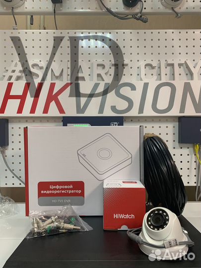 Готовые комплекты для видеонаблюдения hiwatch