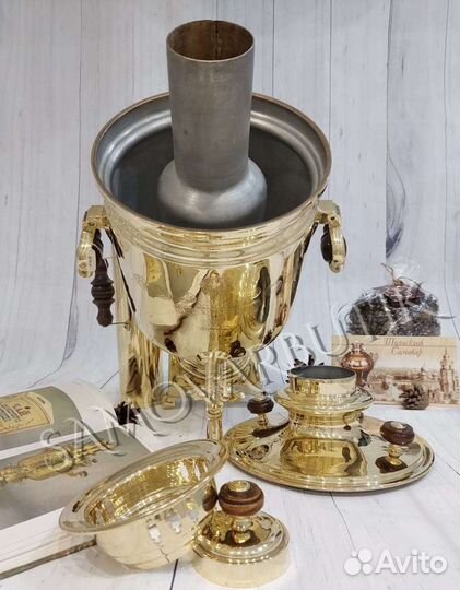 Самовар на дровах. Медалист Н.И. Баташева.Оригинал