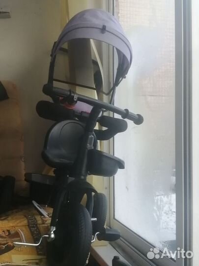 Детский велосипед с родительской ручкой