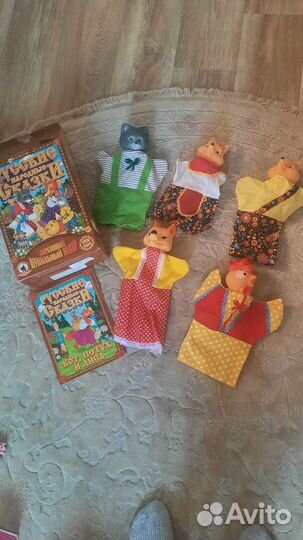 Кукольный театр. Кот, петух и лиса