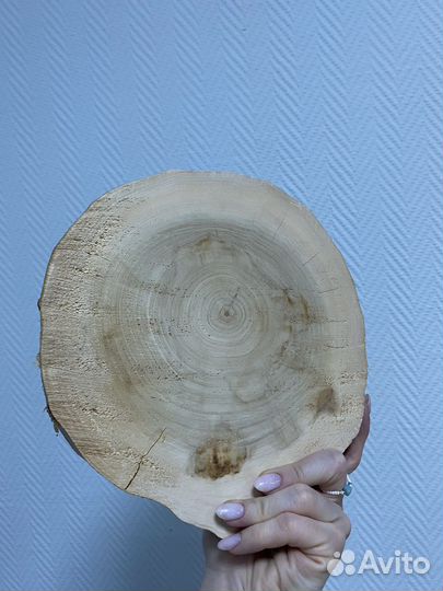 Заготовка тарелки/подноса из дерева