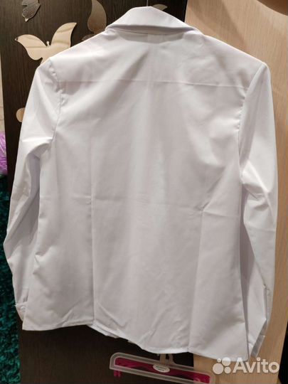 Блузка белая школьная