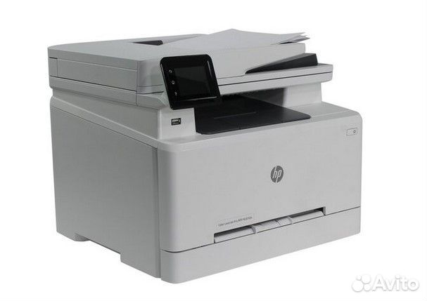Цветное мфу принтер HP M281fdn 2-стор. печать+сеть
