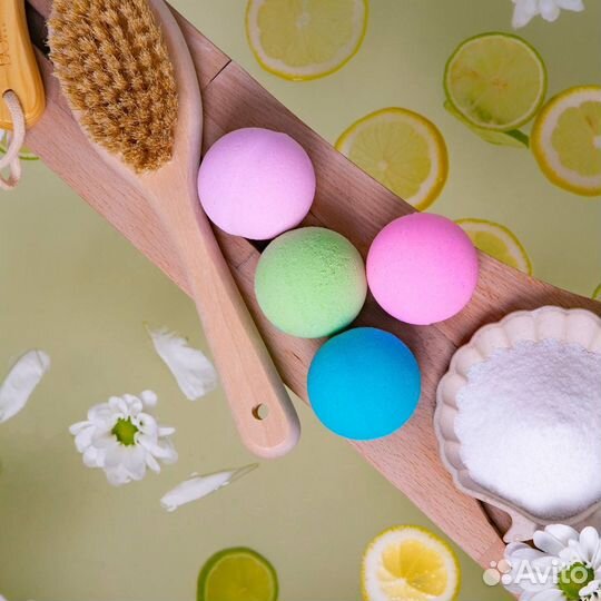 Бомбочки для ванны на любой вкус. Набор 12 шаров