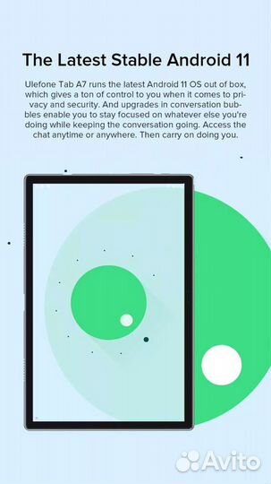 Новый планшет Ulefone Tab 7 4/64gb Grey гарантия