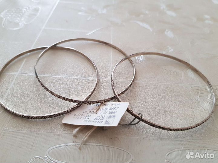 Серебряный браслет проба 875