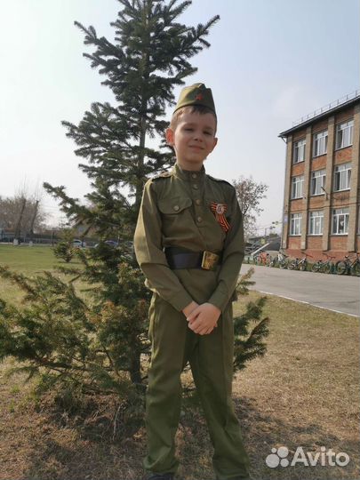 Детский военный костюм на 9 мая