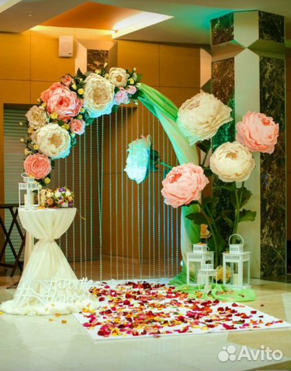 Объемные, ростовые цветы