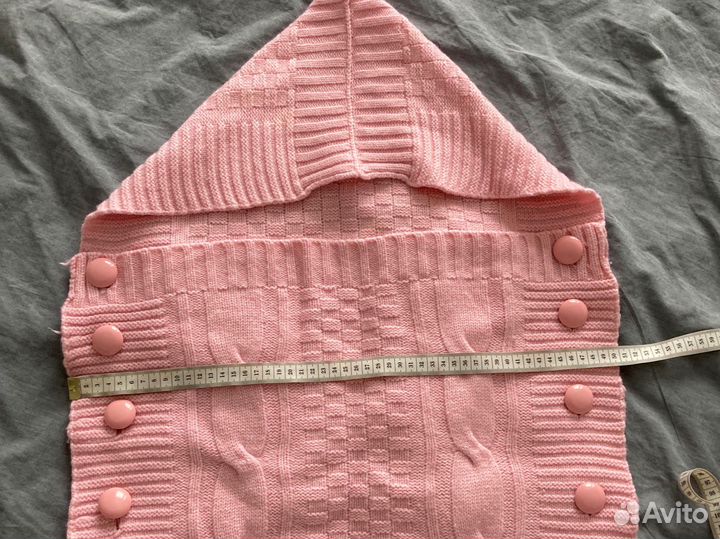 Конверт плед на выписку для девочки осень