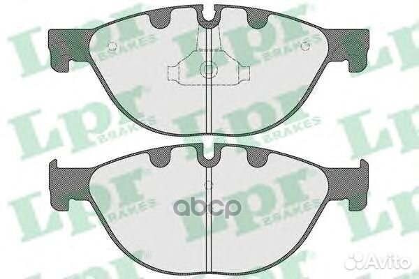 Колодки перед F01 - F02 34116851269 05P1582 Lpr