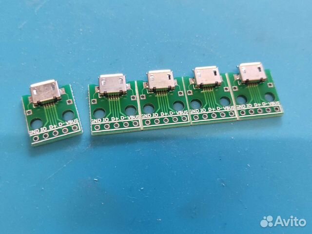 Адаптер 5 pin Micro USB к DIP