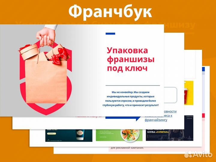 Упаковка франшизы / Сопровождение продаж