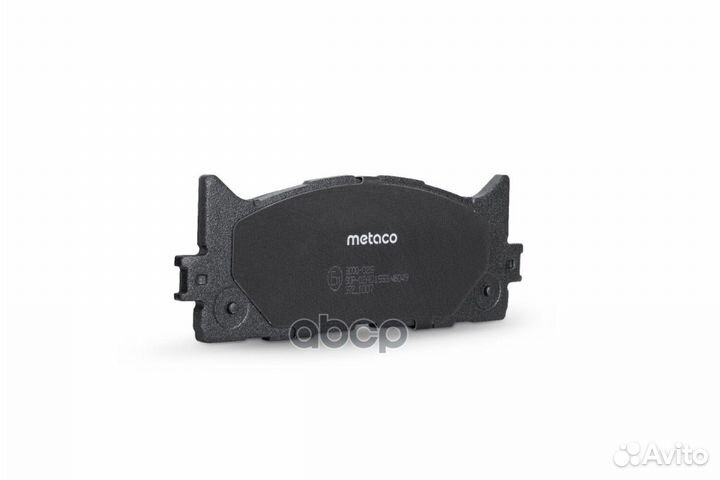 Колодки тормозные передние к-кт 3000-025 metaco