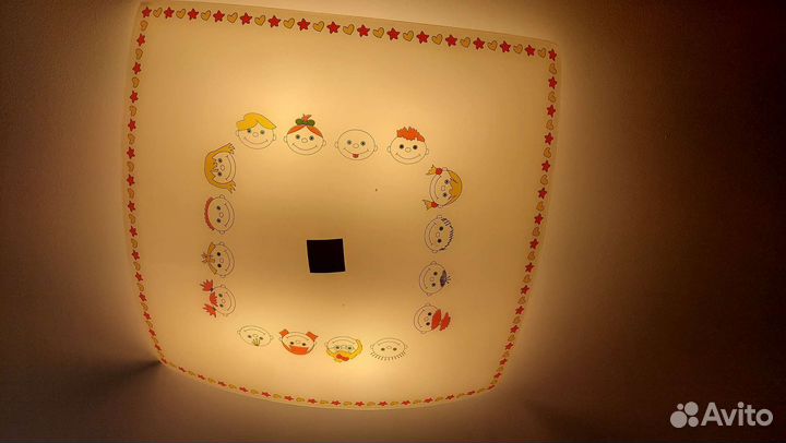 Люстра потолочная тарелка в детскую комнату