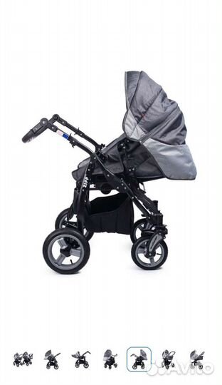 Коляска 2 в 1 Abdor Zipp